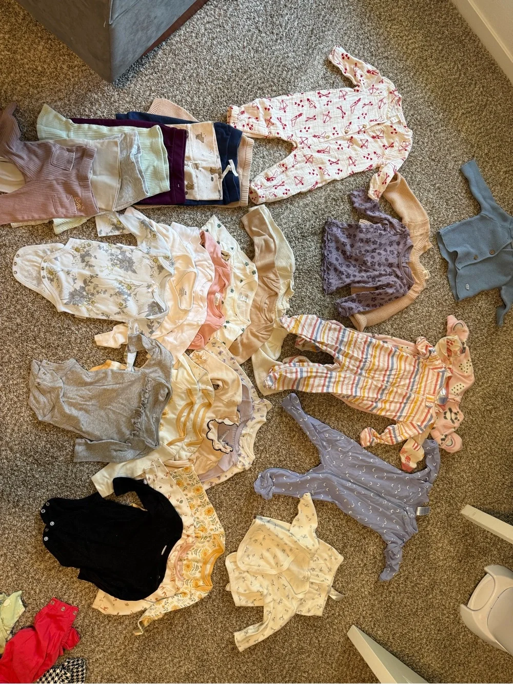 Carter's Multi-Color Baby Girls Mixed Rompers & Onesies